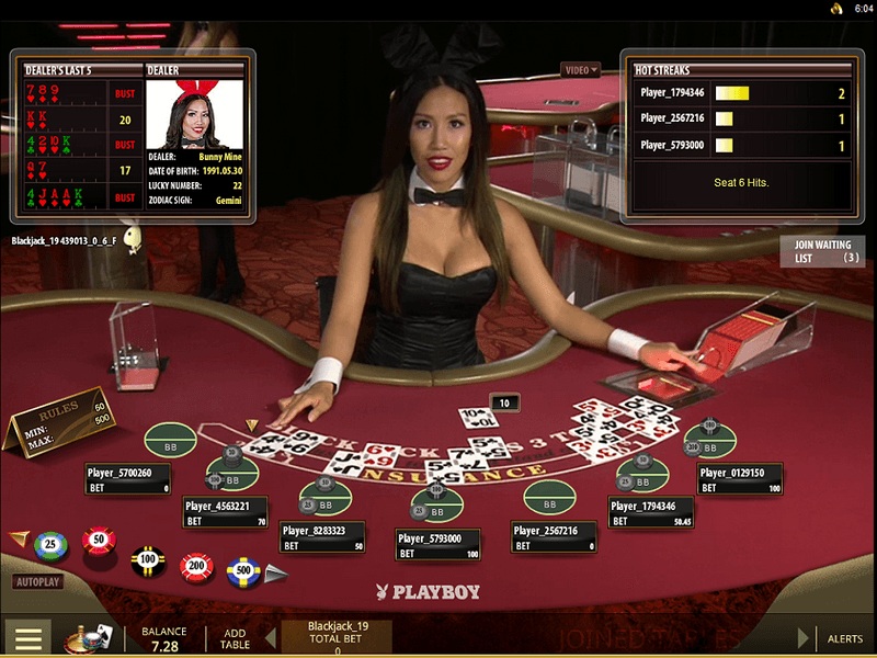 Play Blackjack Online with free streaming at Internet Casinos0